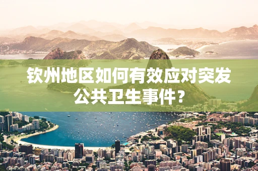 钦州地区如何有效应对突发公共卫生事件？