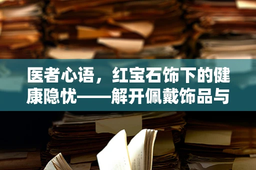 医者心语，红宝石饰下的健康隐忧——解开佩戴饰品与血液循环的微妙关系