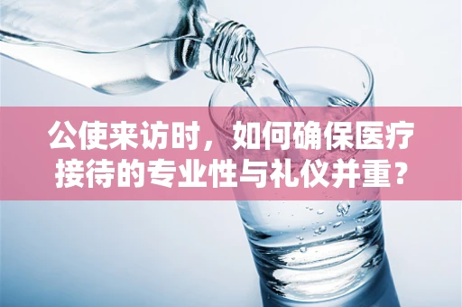 公使来访时，如何确保医疗接待的专业性与礼仪并重？